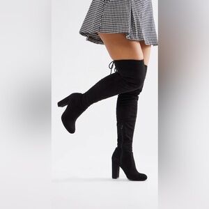 Women's Black Over-the-Knee Boots